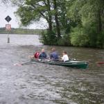 kuddel zweier Rudern