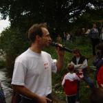 Sandro als Regattasprecher DB07