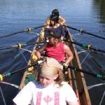 Ruderboot auf  der Peene 07