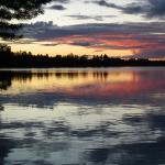 Sonnenuntergang am Pielinen SP07