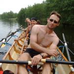 Sandro Bianca Kirstin im Ruderboot Ly07