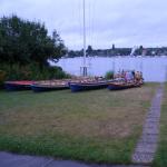 Dresdenia Boote auf der Wiese J08