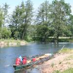 Beladener Vierer Alte Spree DS09