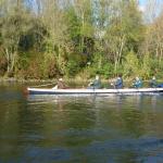 Ruderervierer kurz vor Ingolstadt D09