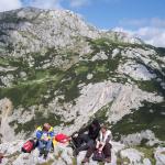 Wanderer oberhalb vom Gutenberghaus Loipold 09