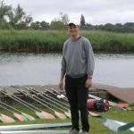 Jörg am, Steg in Rostock 09