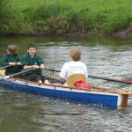 Ruderboot Narew auf der Fulda