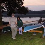 Alt Ruppin Boote liegen bereit