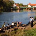 Proberudern an der Machnower Schleuse 2010