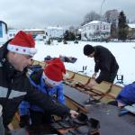 Ruderer beim Barkenbau DC10