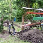Graben neue Wasserleitung J2010