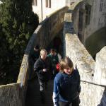 Ruderer auf dem Wehrgang Aigues Mortes C10