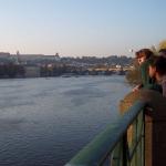 Blick auf Prag Moldau 2010