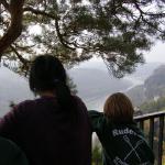 Ruderer auf der Bastei Elbsandsteingebirge Moldau Elbe 2010