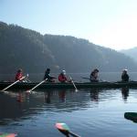 Rudervierer auf der oberen Moldau 2010