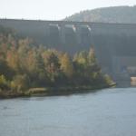 Staumauer Orlik Moldau 2010