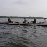 Maenner-Vierer auf dem Plauer See Havel10