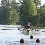 Badepause Ruderer Schweden S10