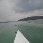 Bug Ruderboot im Nebel S10