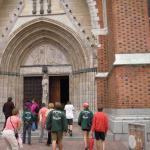 Ruderer beim Kirchgang in Uppsala S10