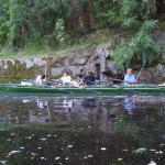 Warten vor der schwedischen Schleuse S10