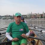 Ruderboote Stadtdurchfahrt Budapest D11