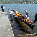 Ruderboote umtragen vor Wien D11