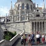 Ruderer vor der Fischerbastei D11