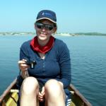 Sophie auf dem Stausee bei Bratislava D11