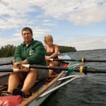 Leistungsruderinnen auf den Weg nach Punkaharju S11Bl