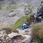 Bernd im Klettersteig Loipoldhof 2011