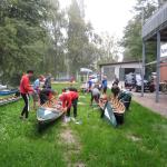 Aufriggern in Grenzach Rhein 2011