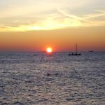 Sonnenuntergang am Ijsselmeer 2011