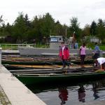 Ruderboote in Schlosshafen Oranienburg Tegelort 2011