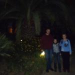 Le Grau du Roi Ruderer unter Palmen Camargue 2012