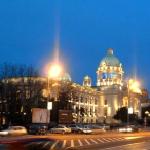 Belgrad Innenstadt Donau 2012