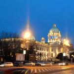 Belgrad Innenstadt Donau 2012