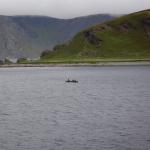 Inselumrundung bei Kamoevaer Ruderboot