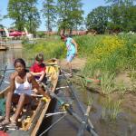 Ruderboot Yachthafen Cigacice Oder 2012