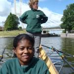 Ruderinnen Schleuse Rendzina Oder 2012