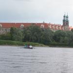 Vierer vor dem Kloster Leubus Oder 2012