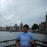 Danzig downtown mit ruderboot 2013