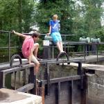 Kinderspielplatz Spreewaldschleuse Dahme Spree 2013