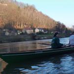 Vierer auf der Elbe Advent 2013