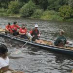 Drachenboot auf dem Teltowkanal 2013