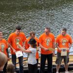 Siegerehrung LJU Drachenboot-Rudercup 2013