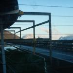 Bootsanhaenger in den Alpen Silvester 2013