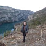 jenny oberhalb der wasserfaelle kroatien 2013