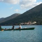 ruderboot fjord von grebastica kroatien 2014