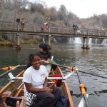 ruderer direkt vor den wasserfaellen kroatien 2013